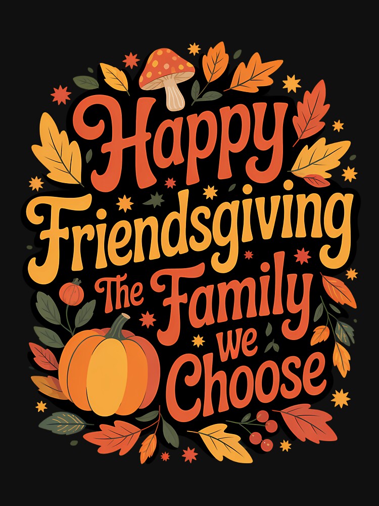 Happy Friendsgiving Family Turkey by LunaCrazeArt