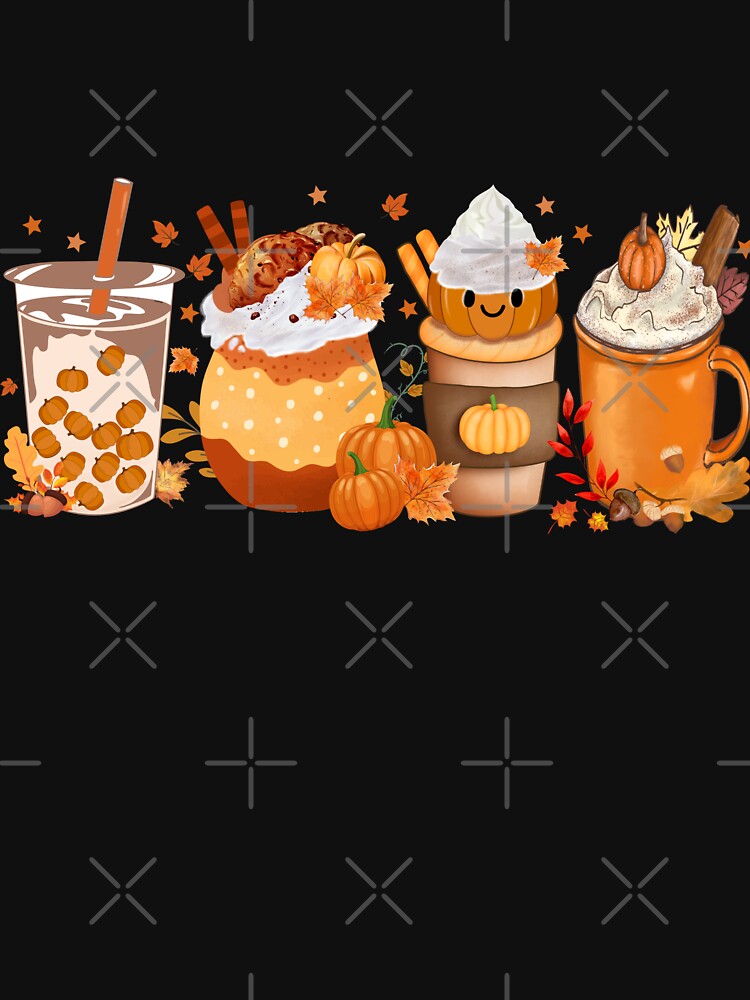 Pumpkin Spice Coffee Latte Fall Autumn Season Hello Fall by AkilaShop