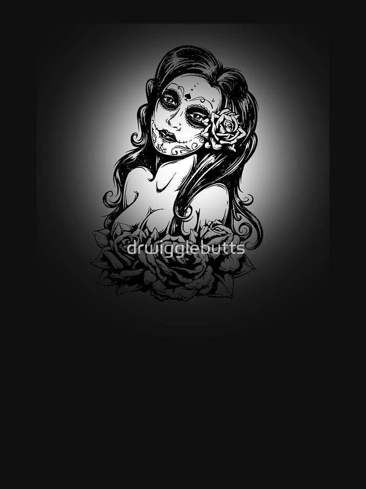 Gorgeous Sugar Skull Shirt by drwigglebutts