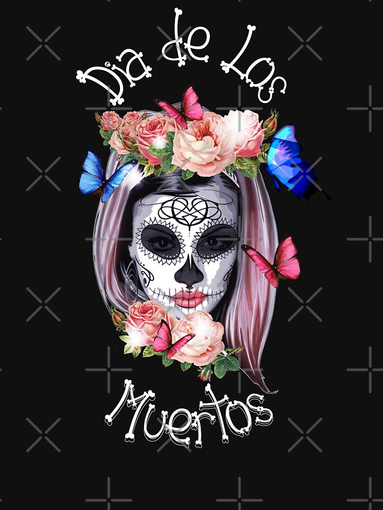 Dia de Los Muertos- Sugar Candy Skull Design by RudeBeeDesigns