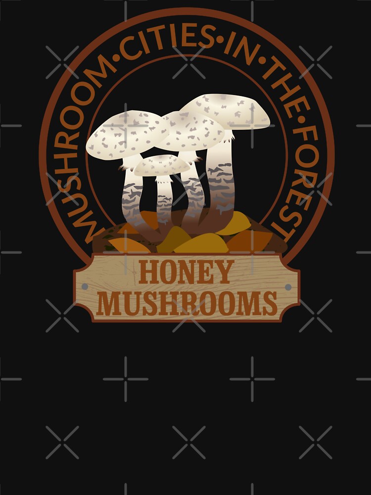 Honey Mushrooms by RedPoppyStudio