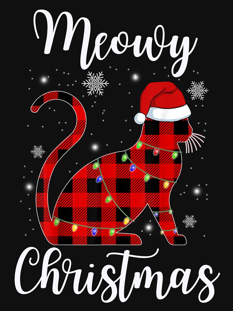 Meowy Christmas Flannel Cat by Christ-1st
