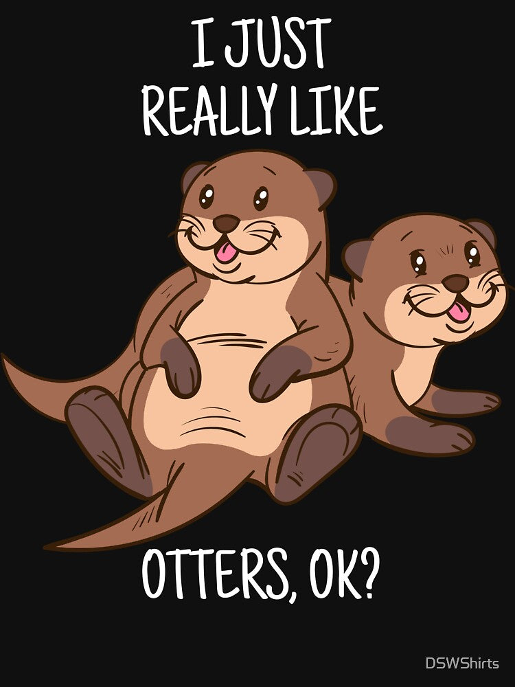 Otter Lover Women Sea Otter Gift for Men Otter by DSWShirts