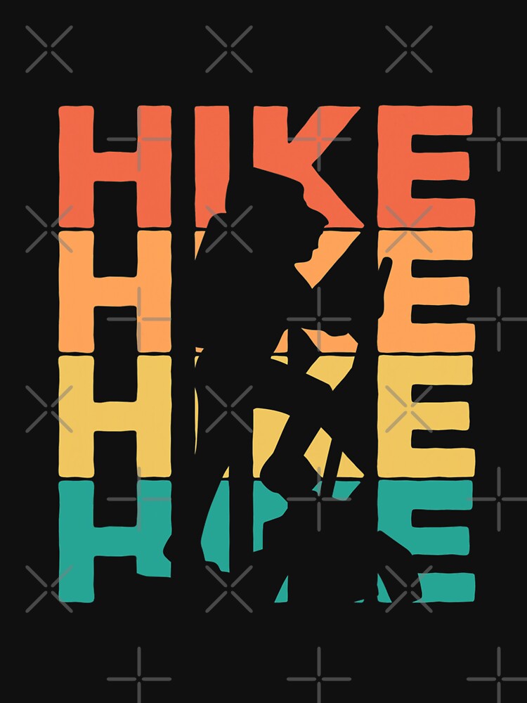 Retro Vintage Hiking Gift For Hikers & Mountaineers by PhillipsA12