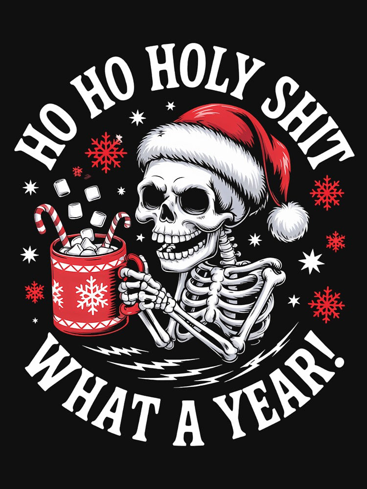 Funny Christmas Skeleton by Turbotine