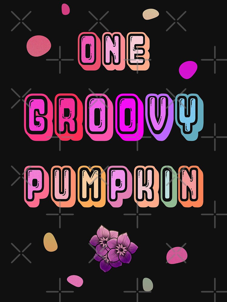 One Groovy Pumpkin by lazarosdesign