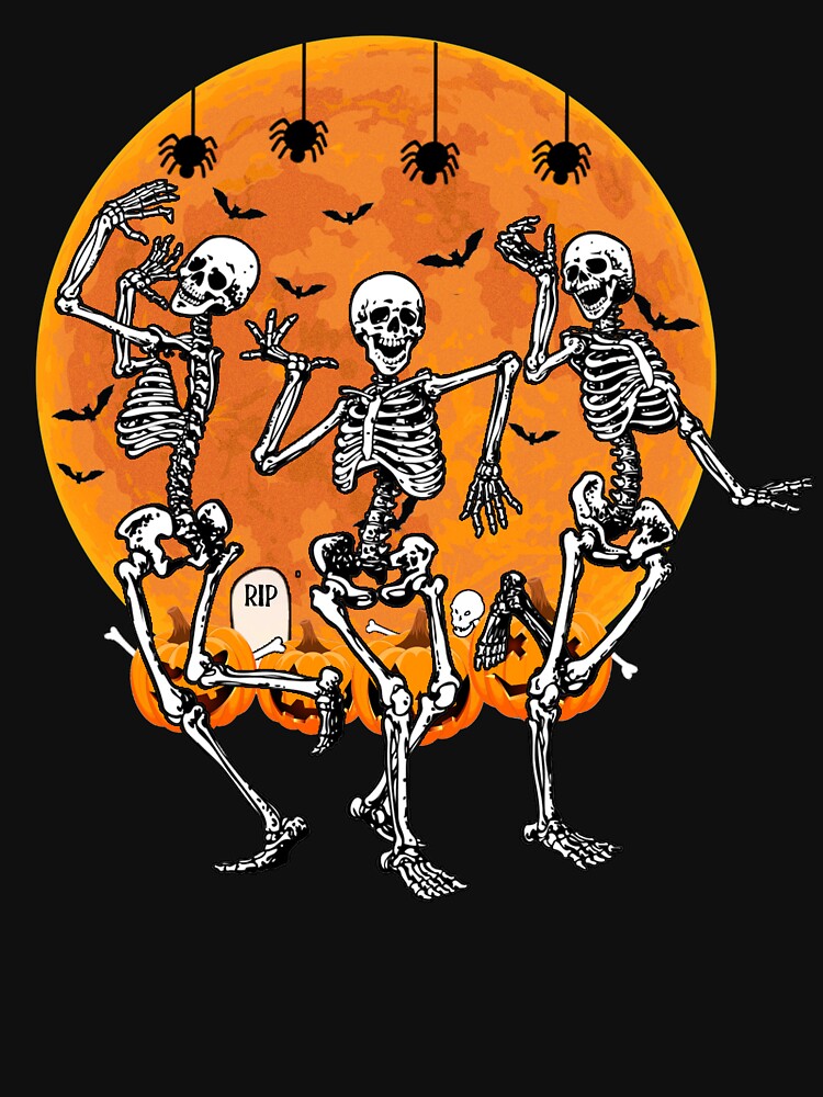 Halloween Party Dancing Skeleton - Funny Halloween costumes for celebrating by Mouarter