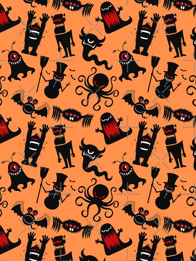 cute halloween trendy pattern for kids,girls by cutecrazytshirt