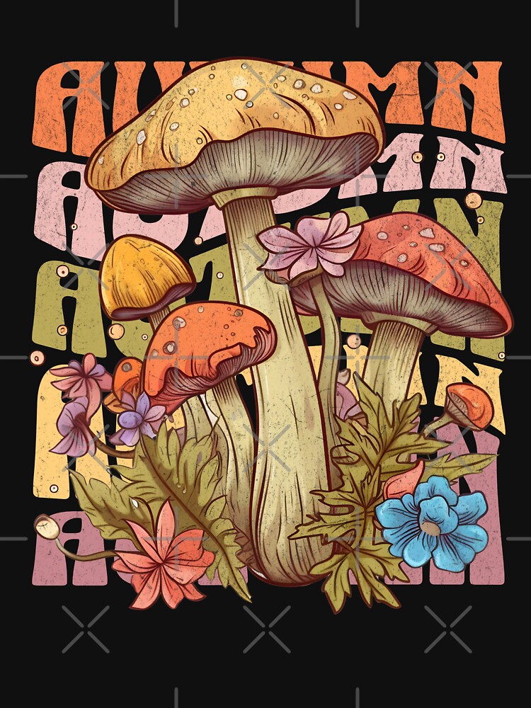 Autumn Mushrooms by Khihi
