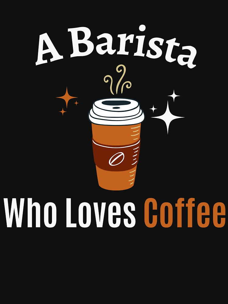 Barista Just Loves Coffee Quote Design Espresso by Africrafts