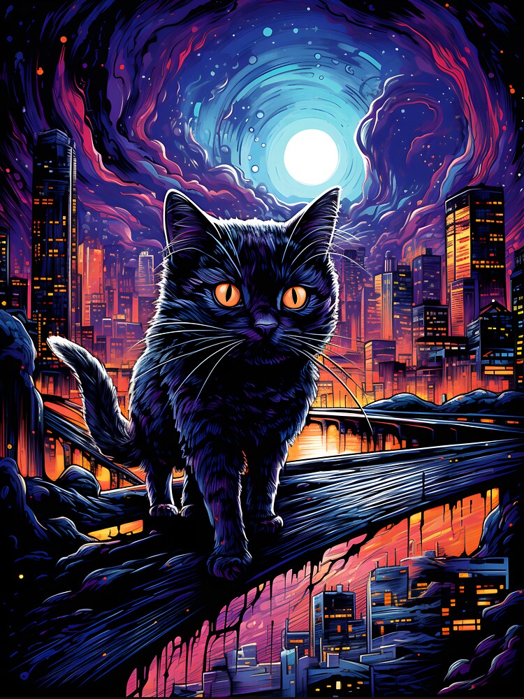 Scared Urban Cat by Volontsevych