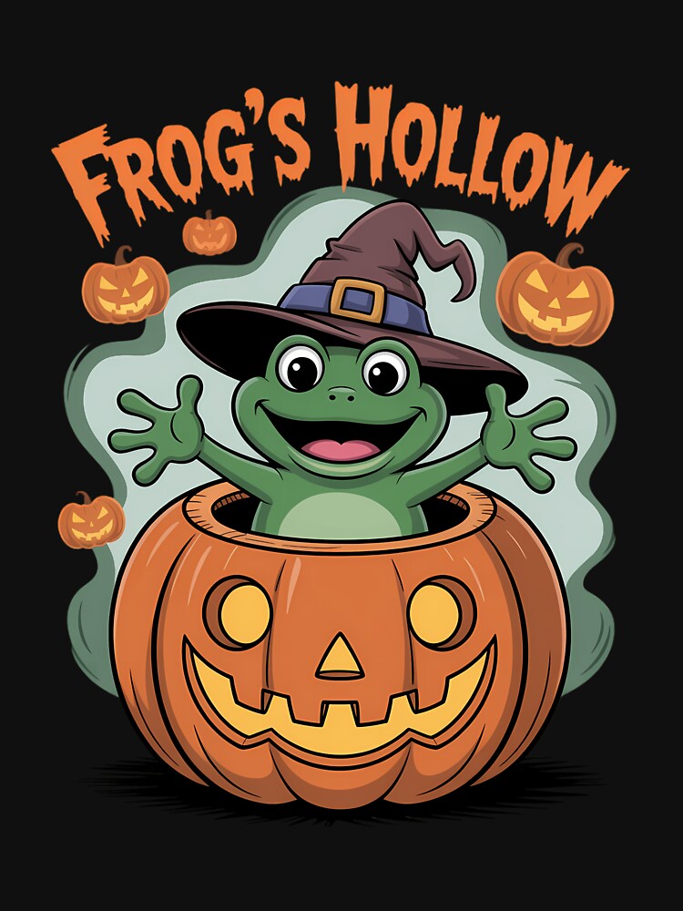 Cute frog's Pumpkin Halloween Costume Ocean Life Animal by TyraYoung