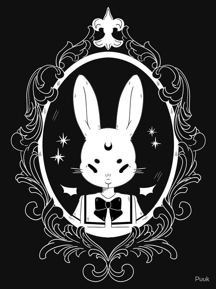mirror Moon child bunny kawaii by Puuk