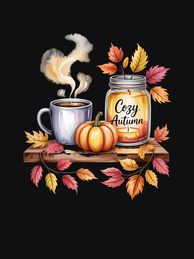 Just A Girl Who Loves Fall Cozy Autumn Pumpkin Coffee by ToggleBet