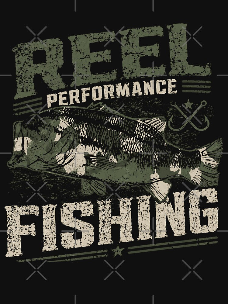 Reel Performance Fishing Angler Bass Fisherman Hobby by HumansStuck12
