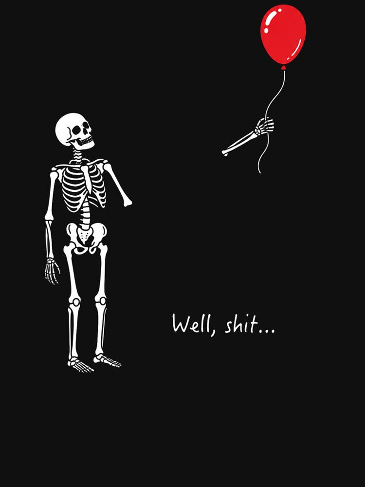 Skeleton Lost Balloon Well Shit by ciaro-media