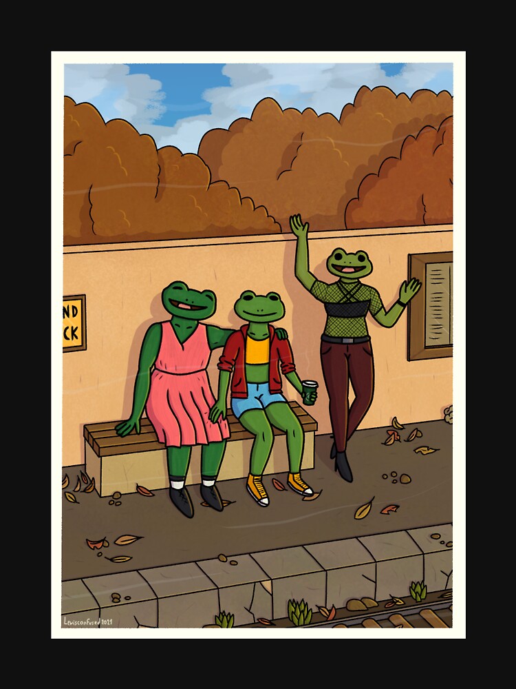 Frog Girl Fall by lewisconfused