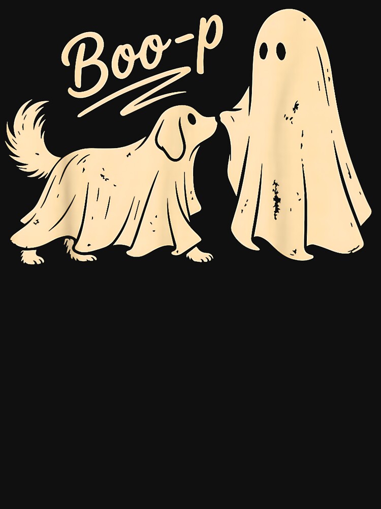 Boo Boo-p Dog Ghost Funny Halloween Dog Lovers Dog by Rahamkshop