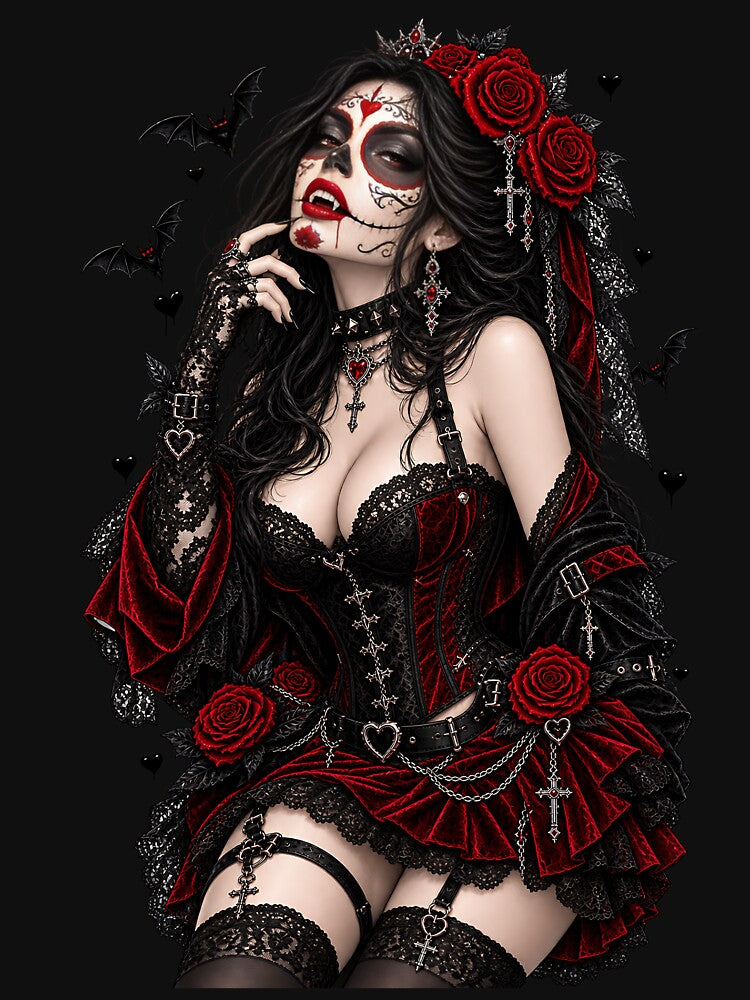 Vampire Sugar Skull by VisionCrafft