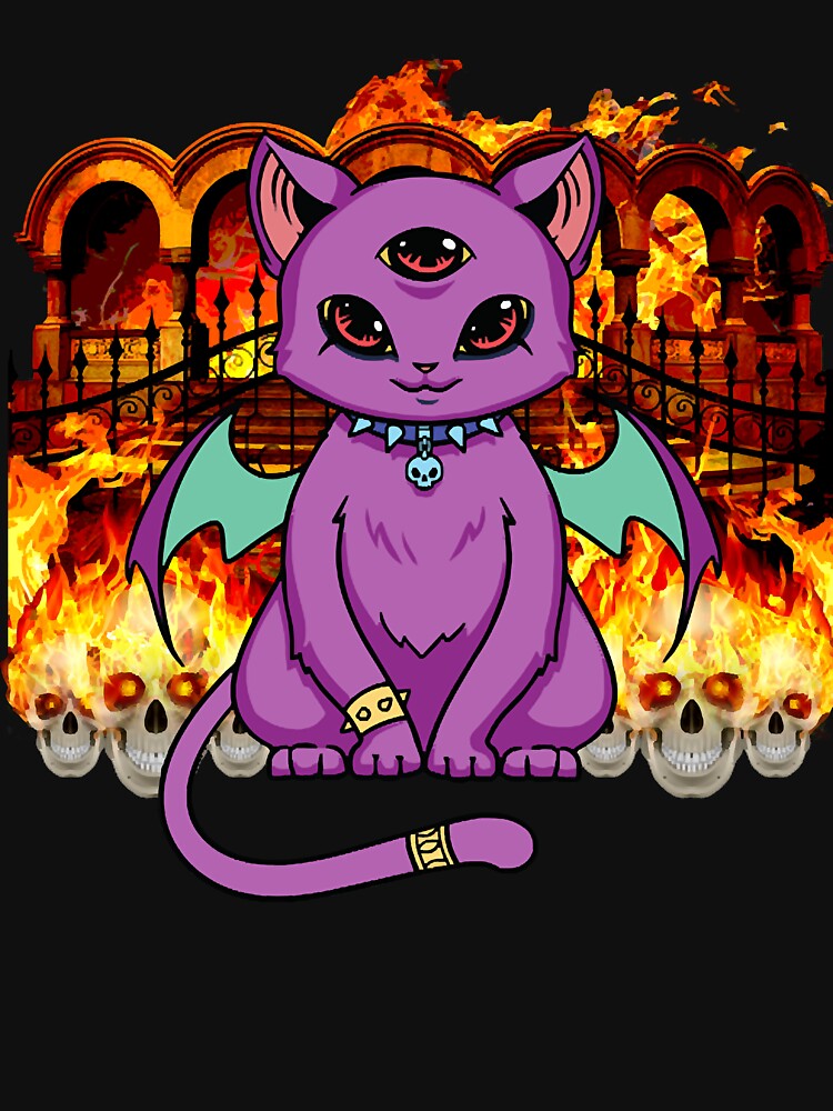 Cat in Hell Goth by fefego818x