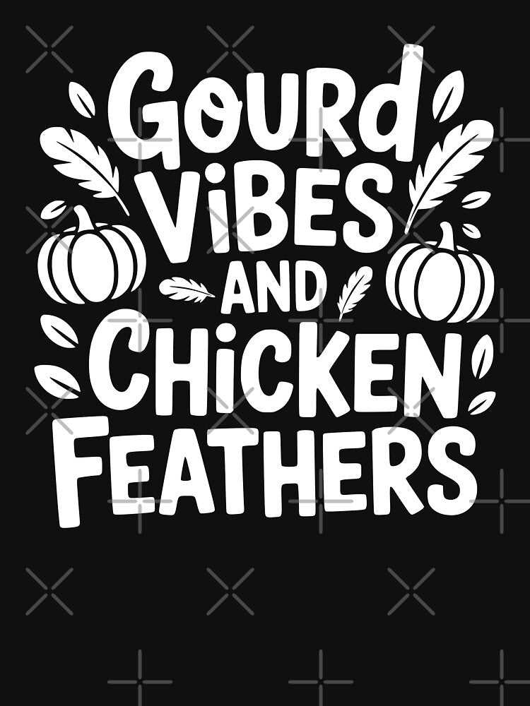 Gourd Vibes and Chicken Feathers by theartfulaspie