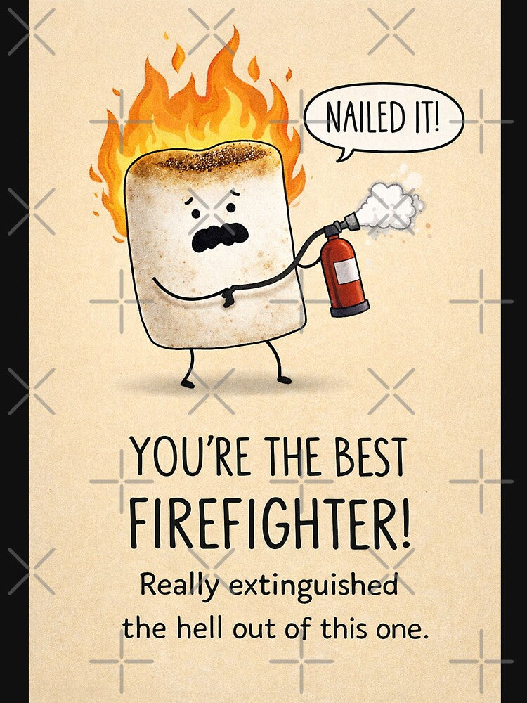 Best Firefighter Who Really Extinguished This One Firefighting Humor by Aryabek