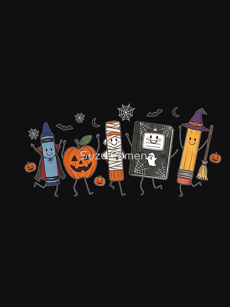 Halloween Teacher School Supplies Back to School Students by Suzu Comena