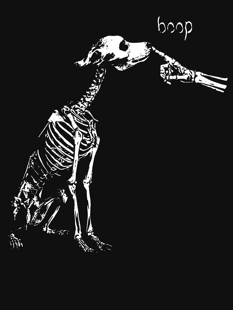 Funny Skeleton Dog Boop Halloween Spooky Dog Lover Vintage Graphic by CareerKitties