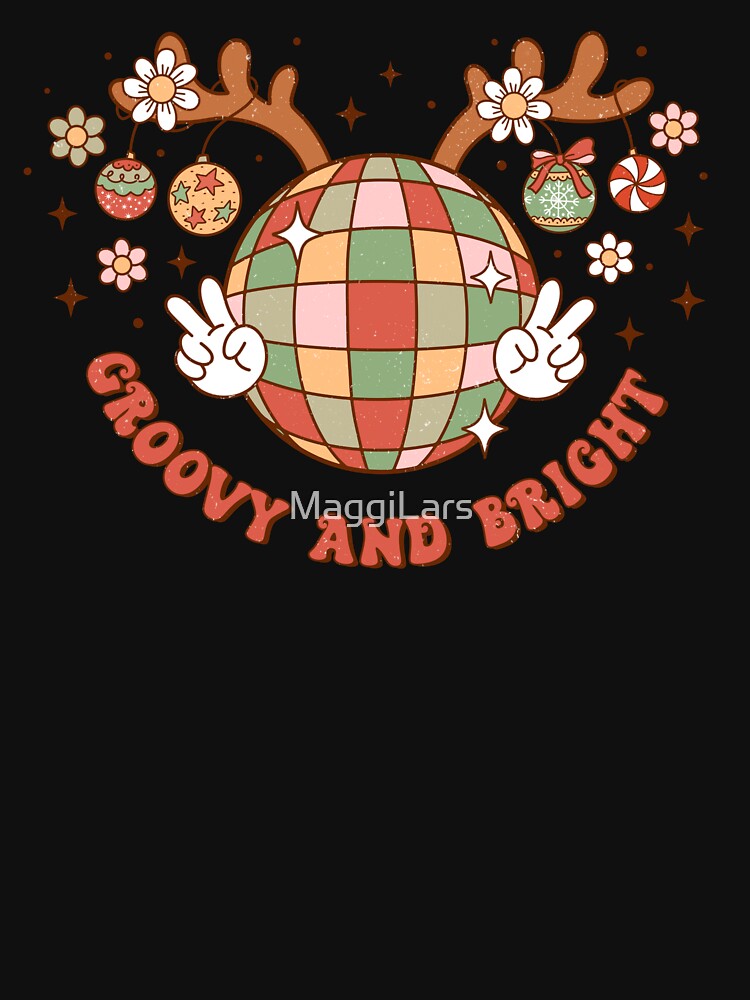 Retro Christmas Stay groovy and bright by MaggiLars