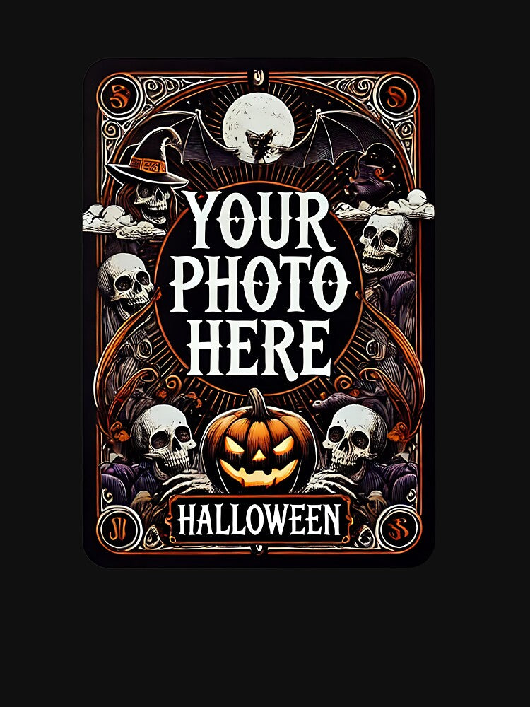 ็Halloween tarot card Custom T-Shirt - Design Your Own | Custom Shirts for Men, Women | Upload Your Image, Add Text T-shirt Essential T-Shirt by jiratha