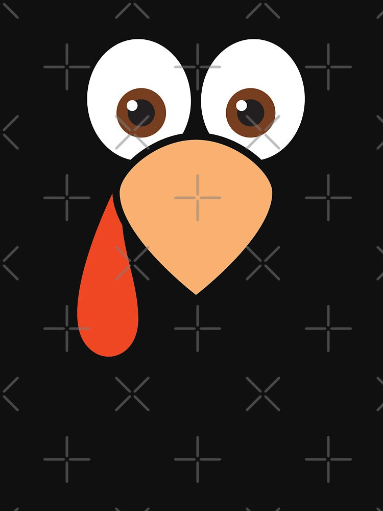 Cartoon Turkey Face by creativecurly