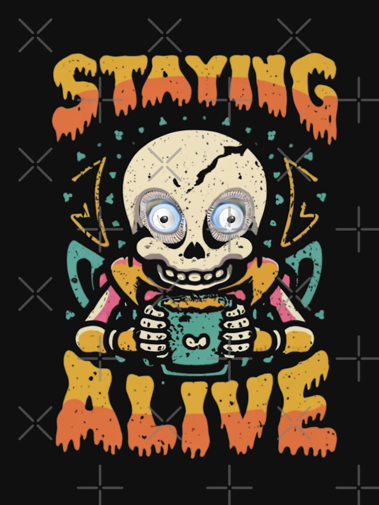 skeleton staying Alive by Alfaashoop
