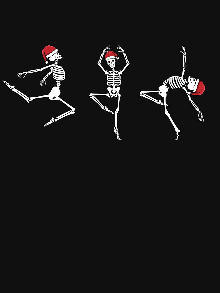 Christmas Skeletons Ballerina Skeletons Ballet Skeletons Gear by DynamicDesign