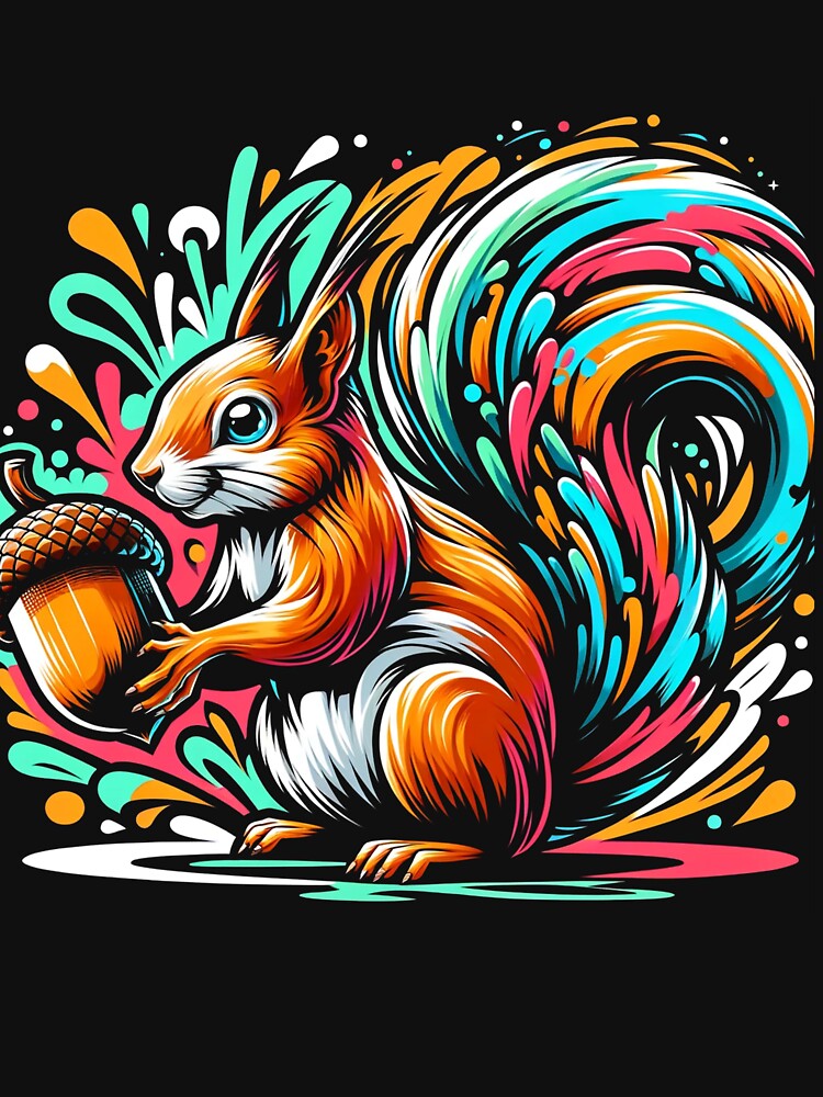 Squirrel holding an acorn by panshop20
