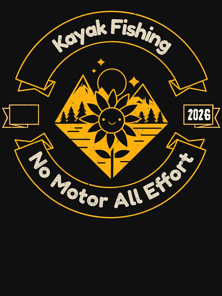 Kayak Fishing No Motor All Effort by Eric’s Creative Corner