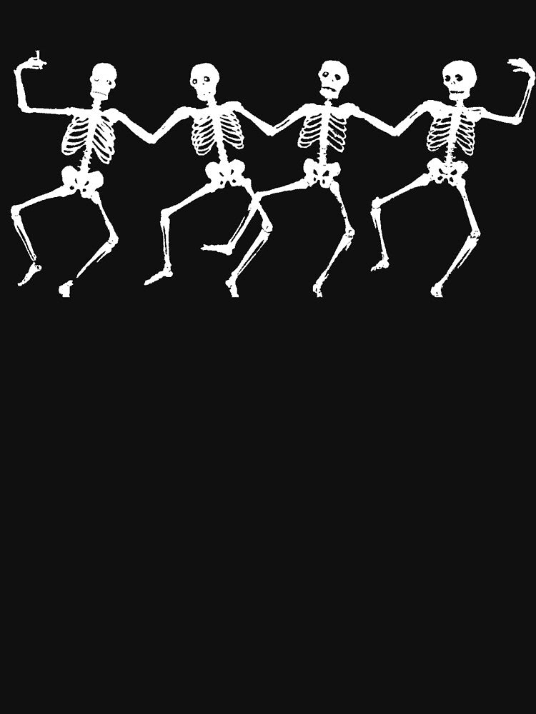 Dancing Skeleton Shirt Skeletons Happy Halloween Tshirt Halloween Shirt Tee Shirt T-shirt Oversized Tee Shirt Comfort Colors by TheTigerDesign