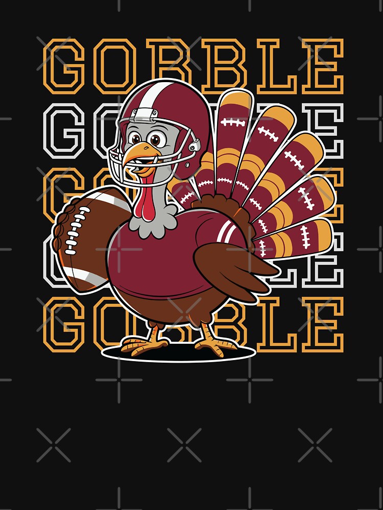 Gobble gobble turkey playing football by Lady-Frost