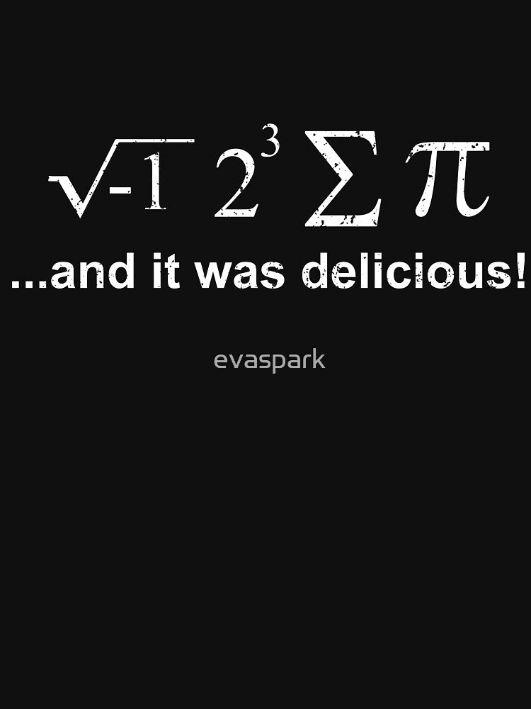I Ate Sum Pi Math Equation Shirt, Funny Pi Math Day by evaspark