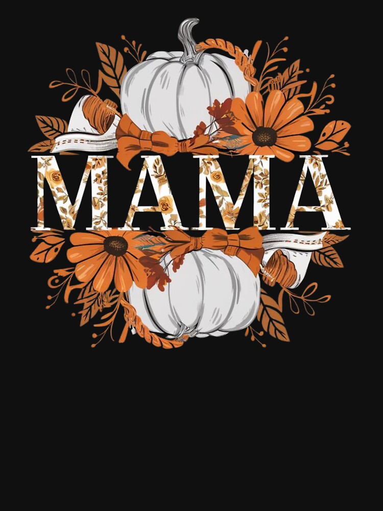 Fall Mama Coquette Pumpkin floral by rtlabdo