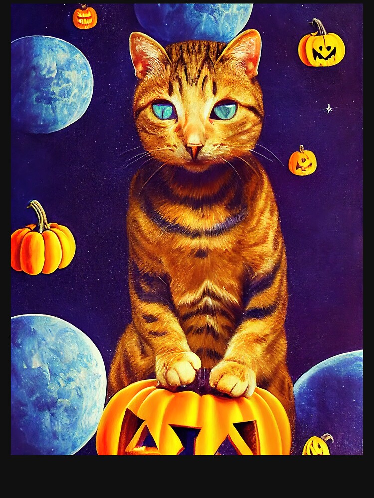 cat halloween pumpkins by ComicsFactory