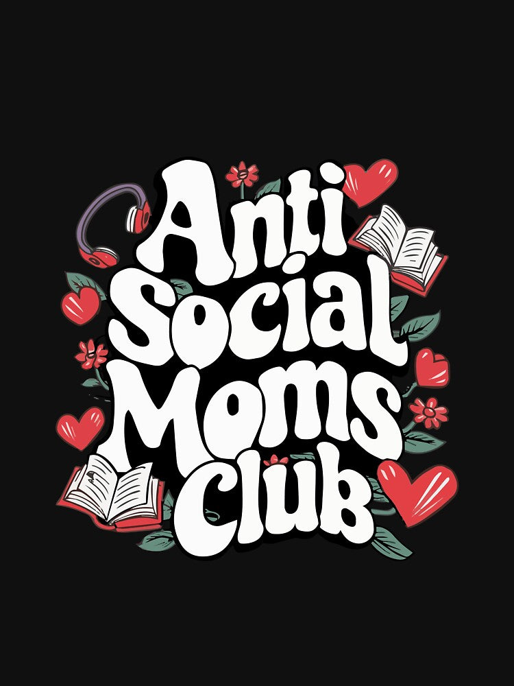 Tired Mom in Holidays Anti Social Moms Club Funny Mom Life by clothesy7