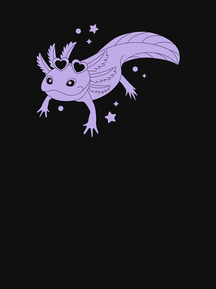 Axolotl Pastel Purple by 37jlee