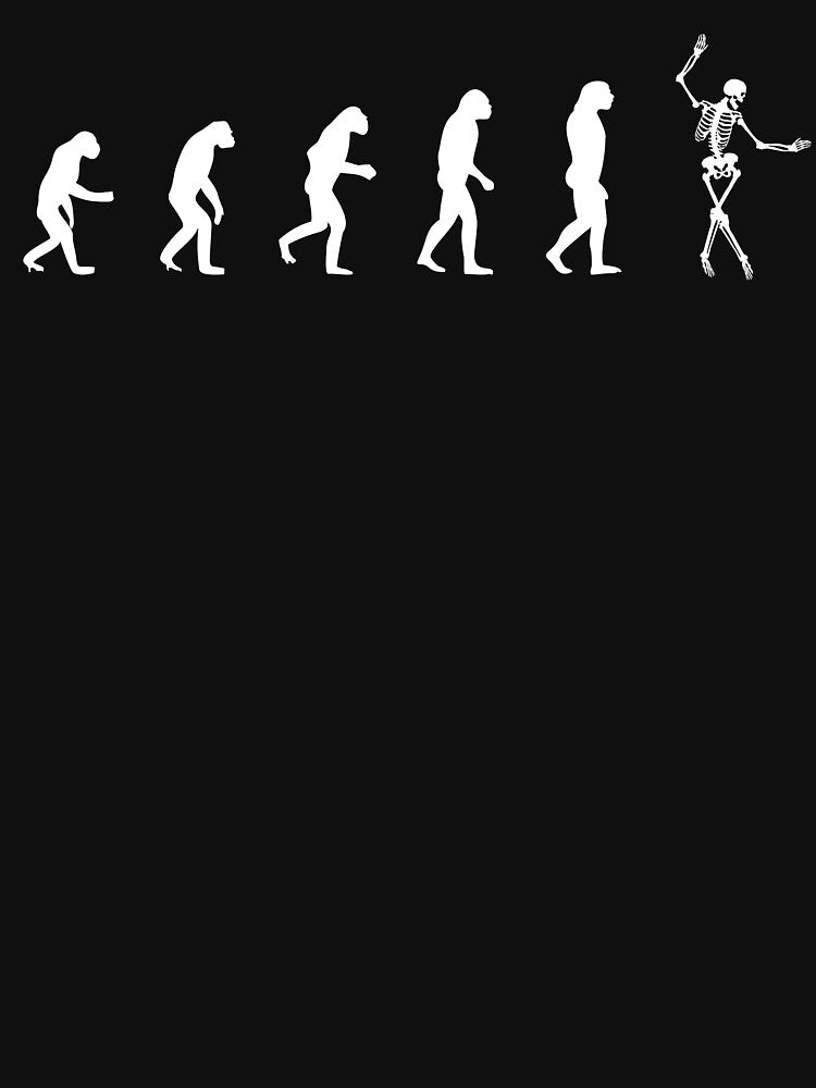 Cool Dancing Skeleton Human Evolution by EmiAndMike