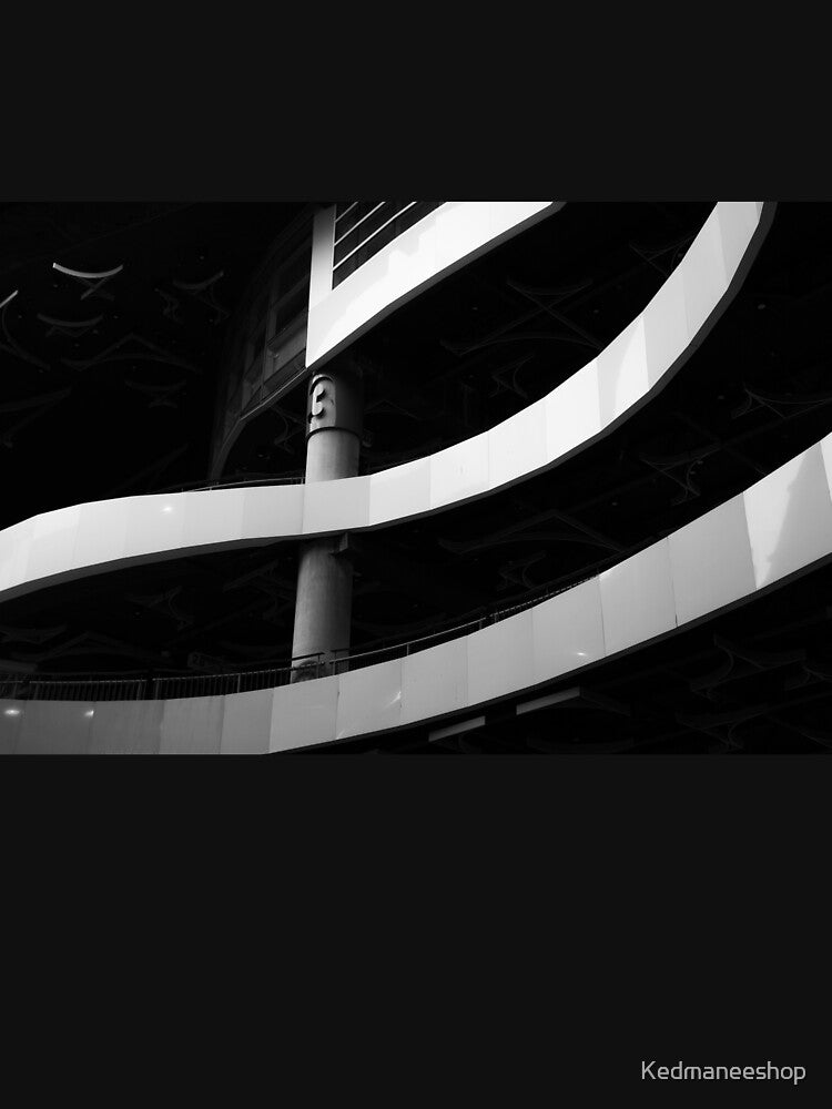 A building number 3 with rounded corners. by Kedmaneeshop