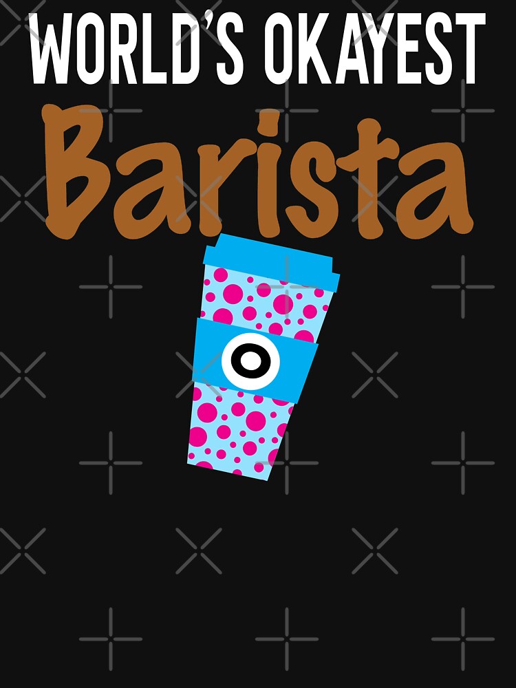 World's Okayest Barista Monogram O by ZiesMerch