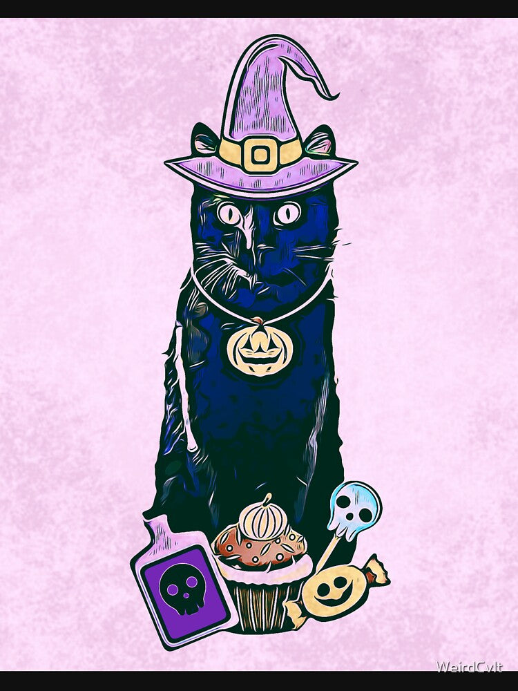 Pastel Halloween Cat by WeirdCvlt