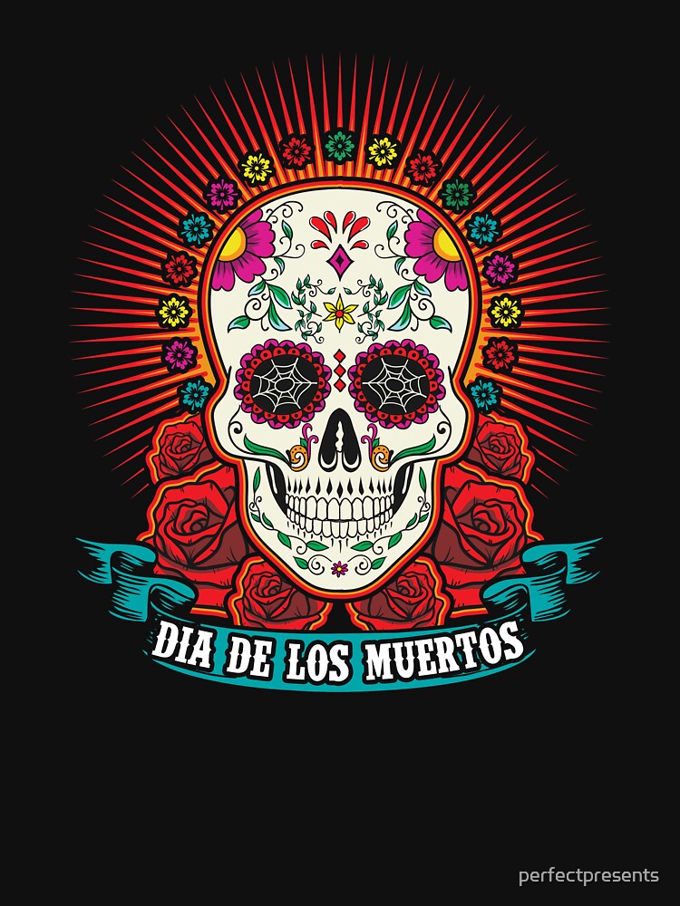 Artistic Day Of The Dead Dia De Los Muertos Skull by perfectpresents