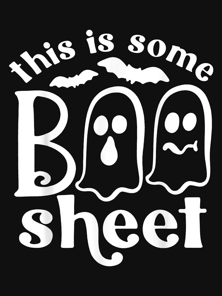 This Is Some Boo Sheet Funny Halloween Scary Ghost Costume by KajaSzulc
