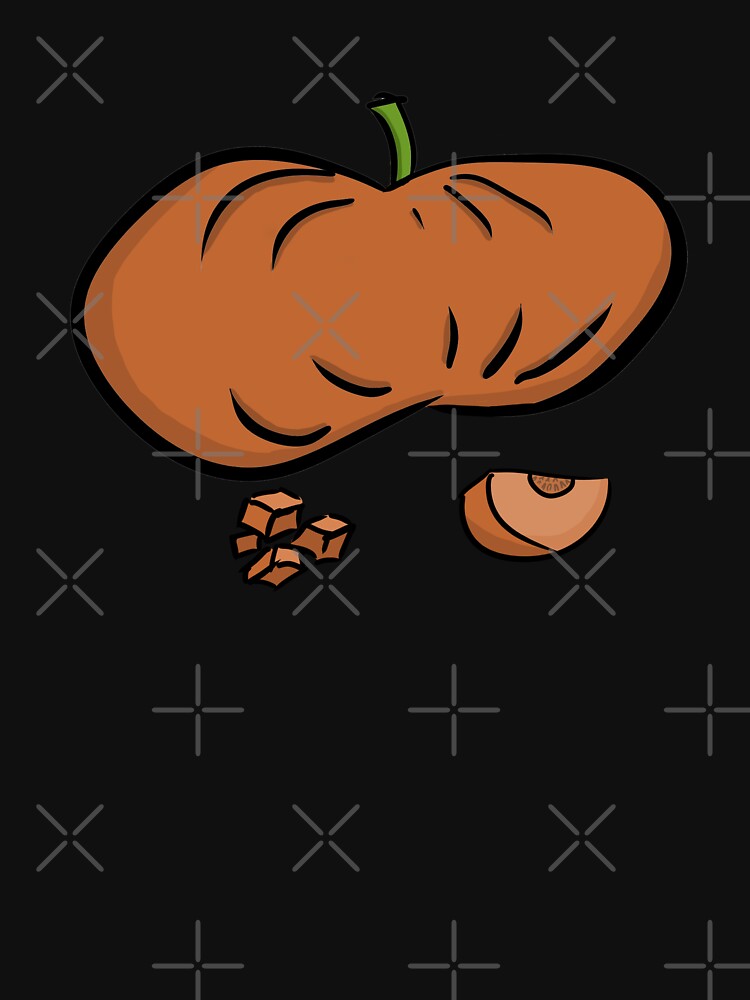 Pumpkin with slices and pieces - Halloween design by sugartime