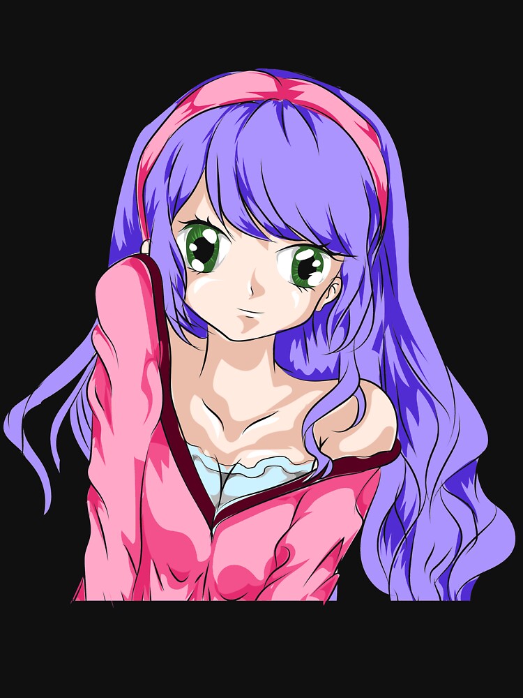 Kawaii Anime Girl Pastel Goth by bestshirtdesign